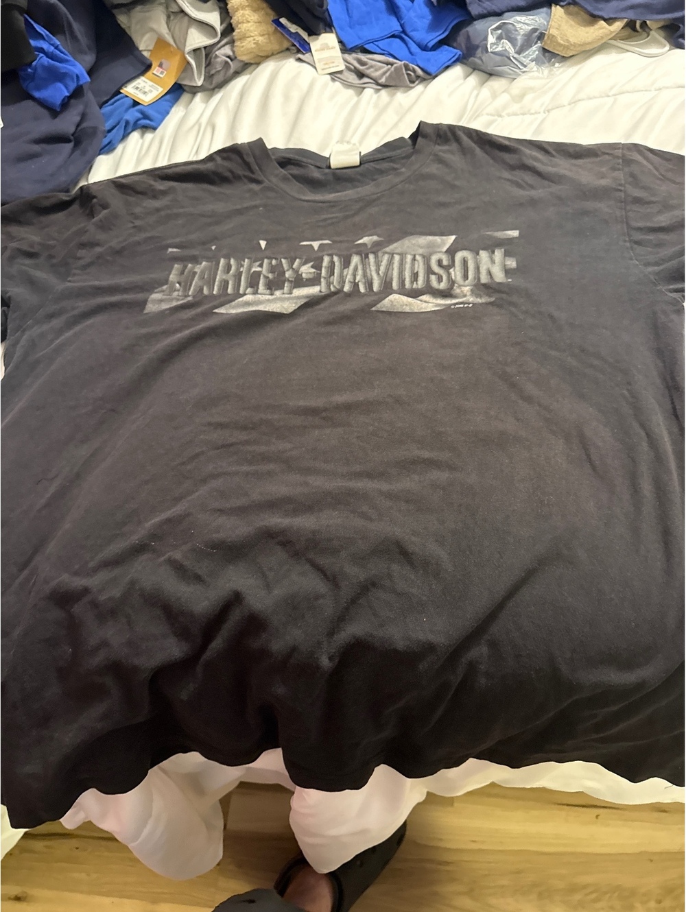 Harley-Davidson Men's 2XL Black Graphic T-Shirt Made in USA